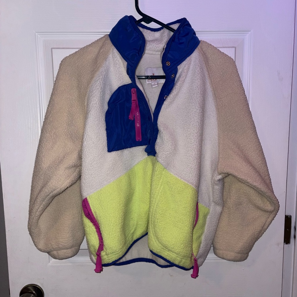 Kids Colorblock Fleece Jacket